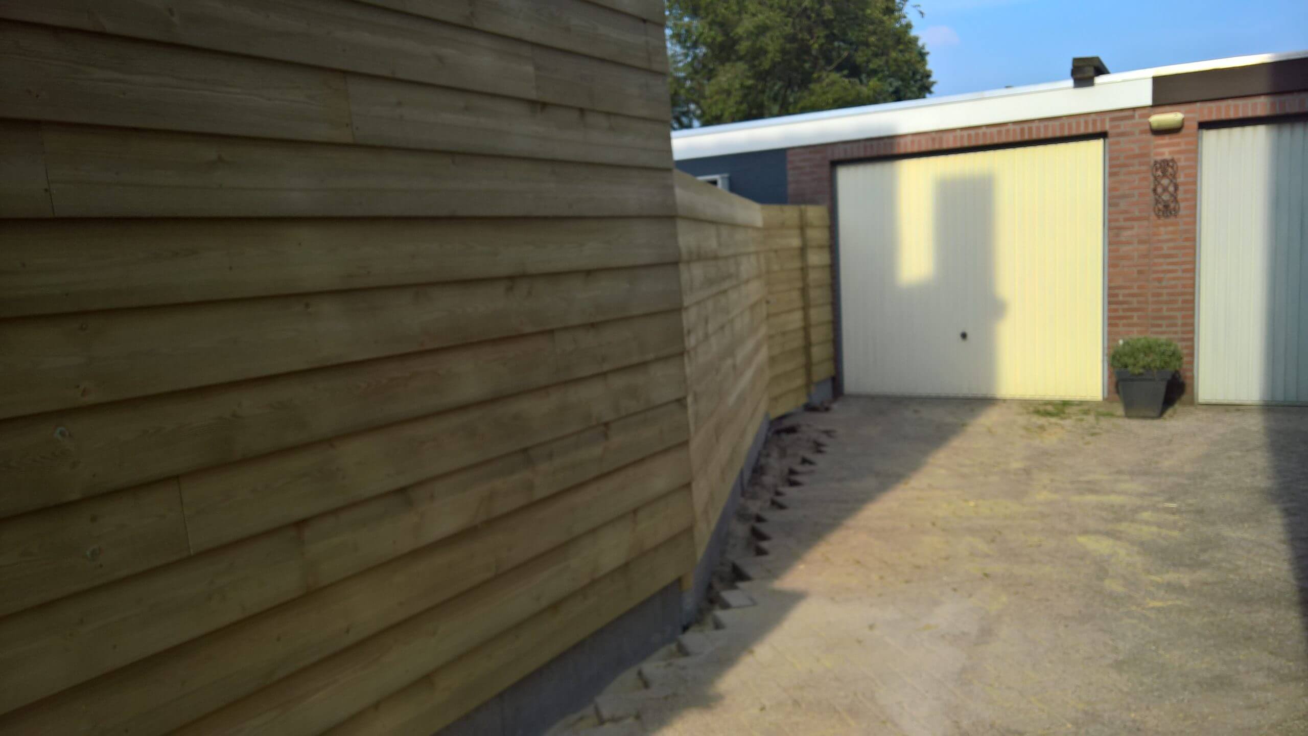 BouwTB-Overkapping met schutting