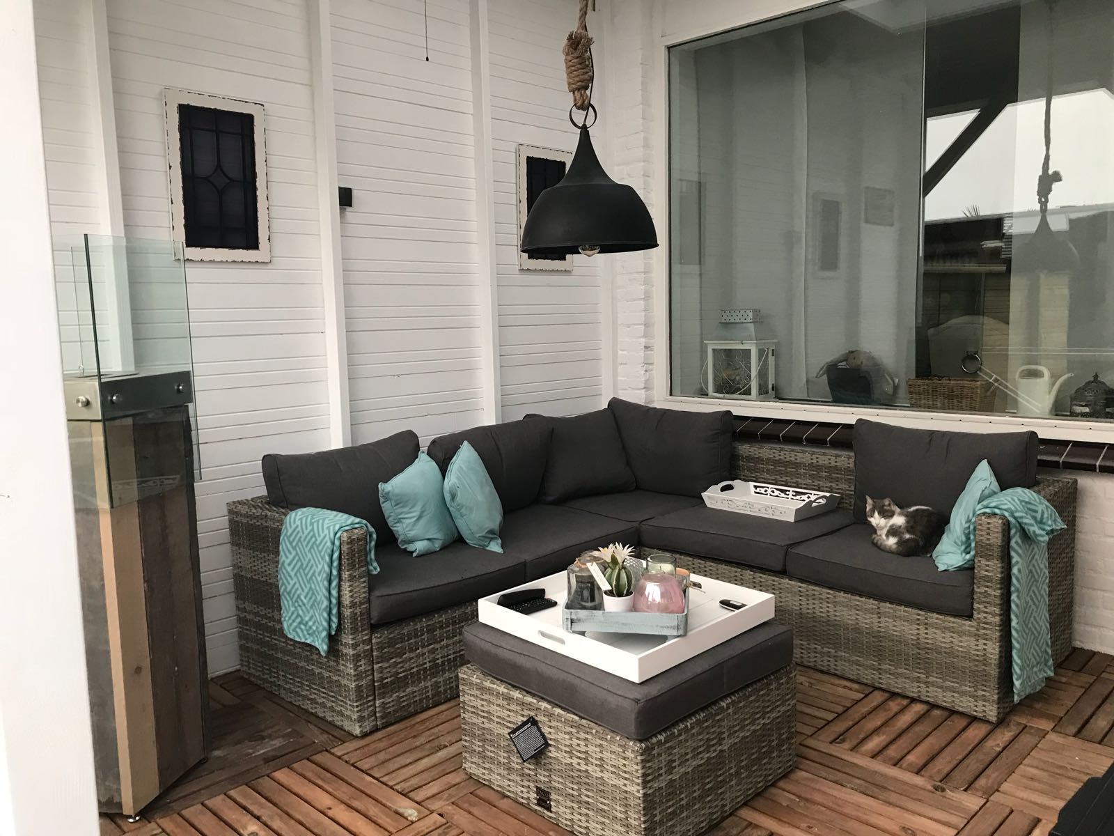 BouwTB-Overkapping met schutting