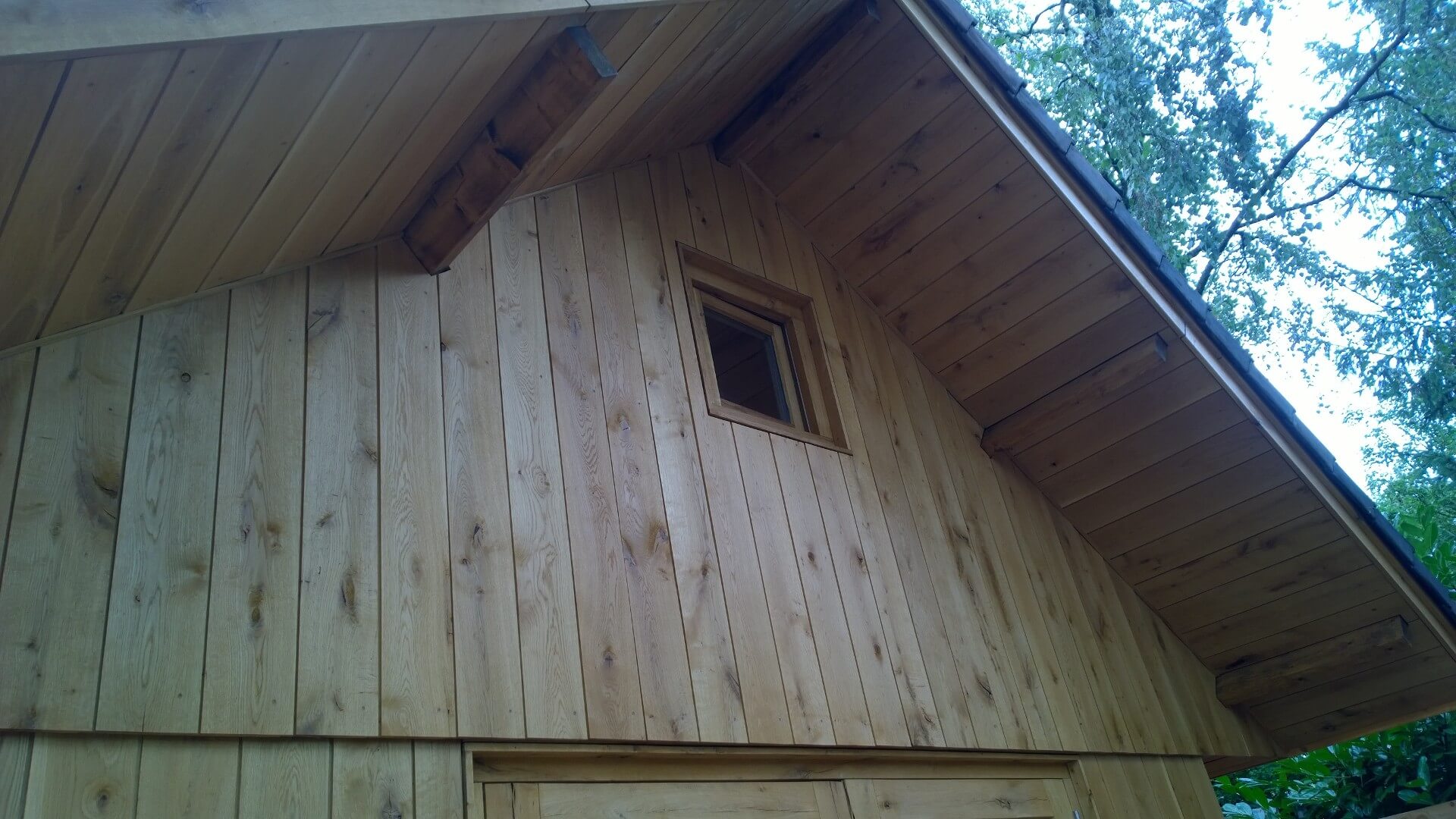 eiken-gevelbekleding